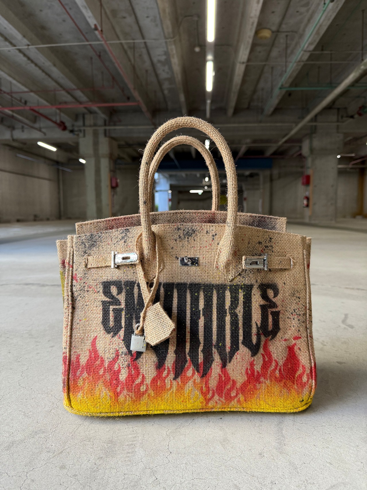 【Bag】Only One Jute Hand Bag 【No.03】