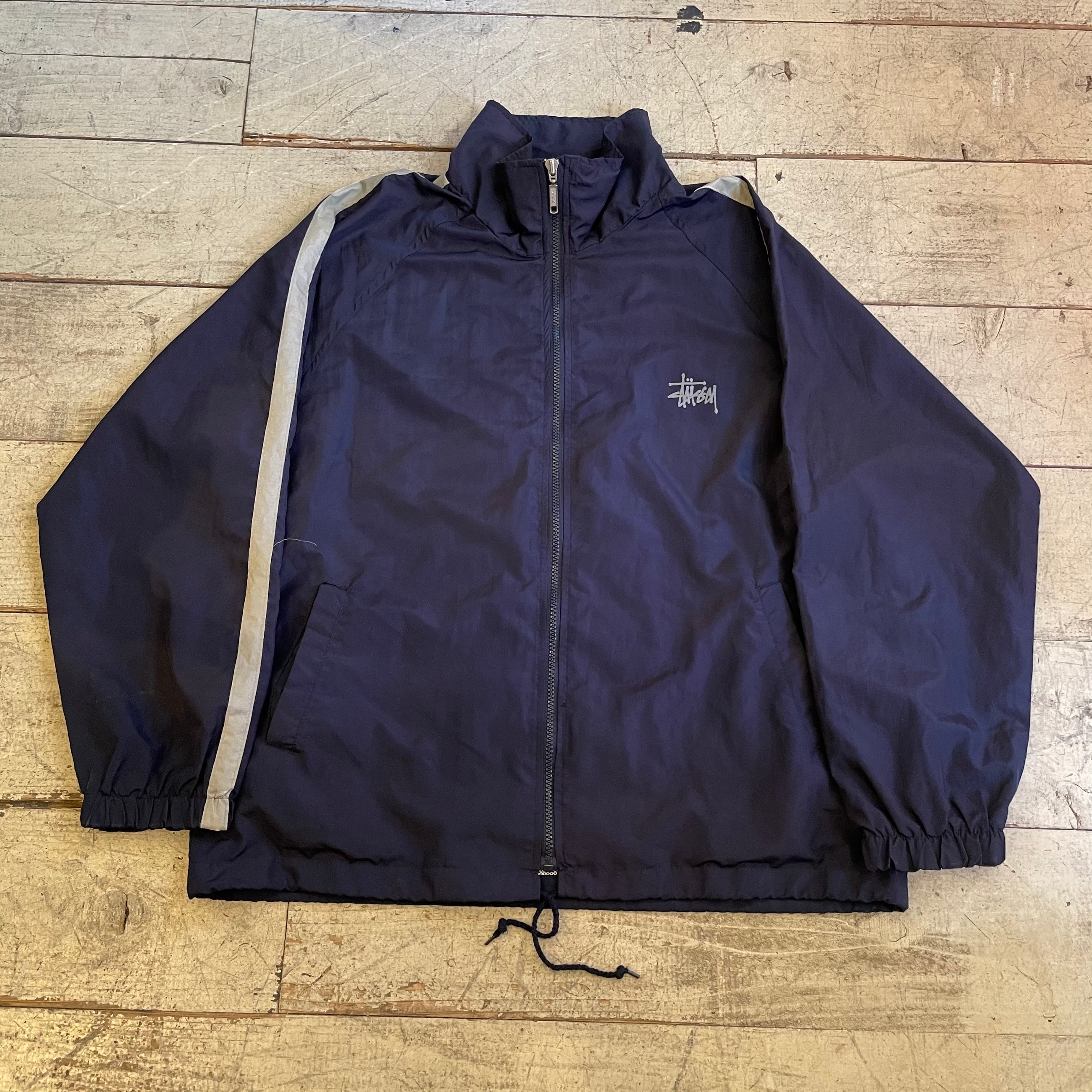 90s stussy sport polyester track jacket | What'z up