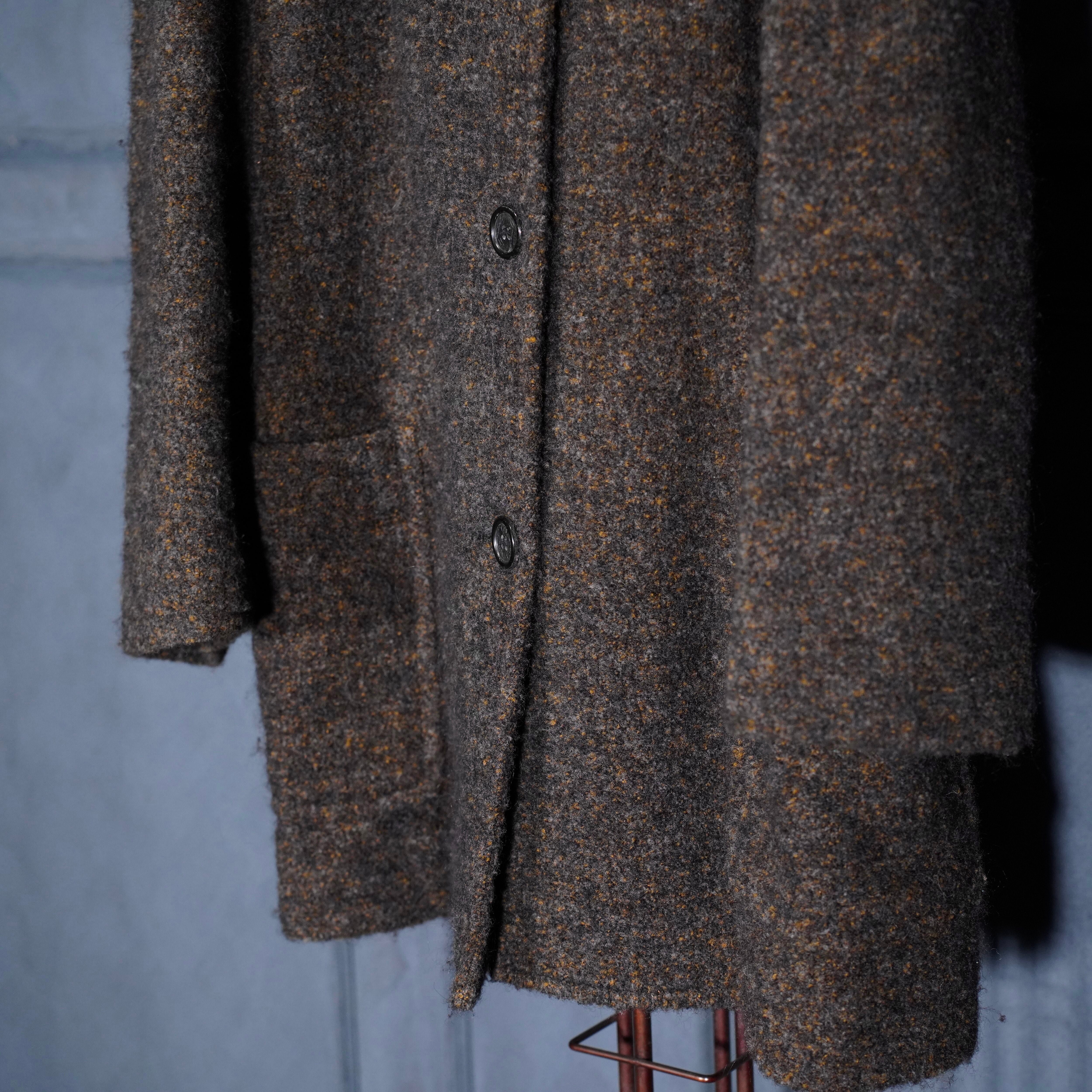 ETRO ALPACA WOOL HALF COAT/エトロアルパカウールハーフコート
