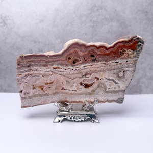 ピンククレイジーレースアゲート02 スラブ * Agate * 天然石