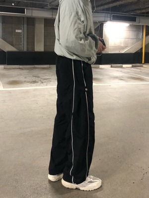 Nylon Snap Patch Lined  Pants (3color)