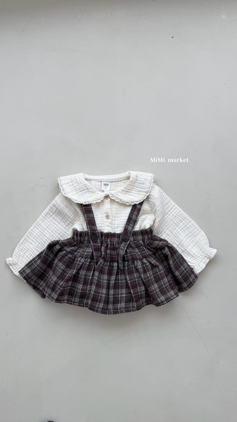 【即納】チェックカンカンスカート/ mimimarket