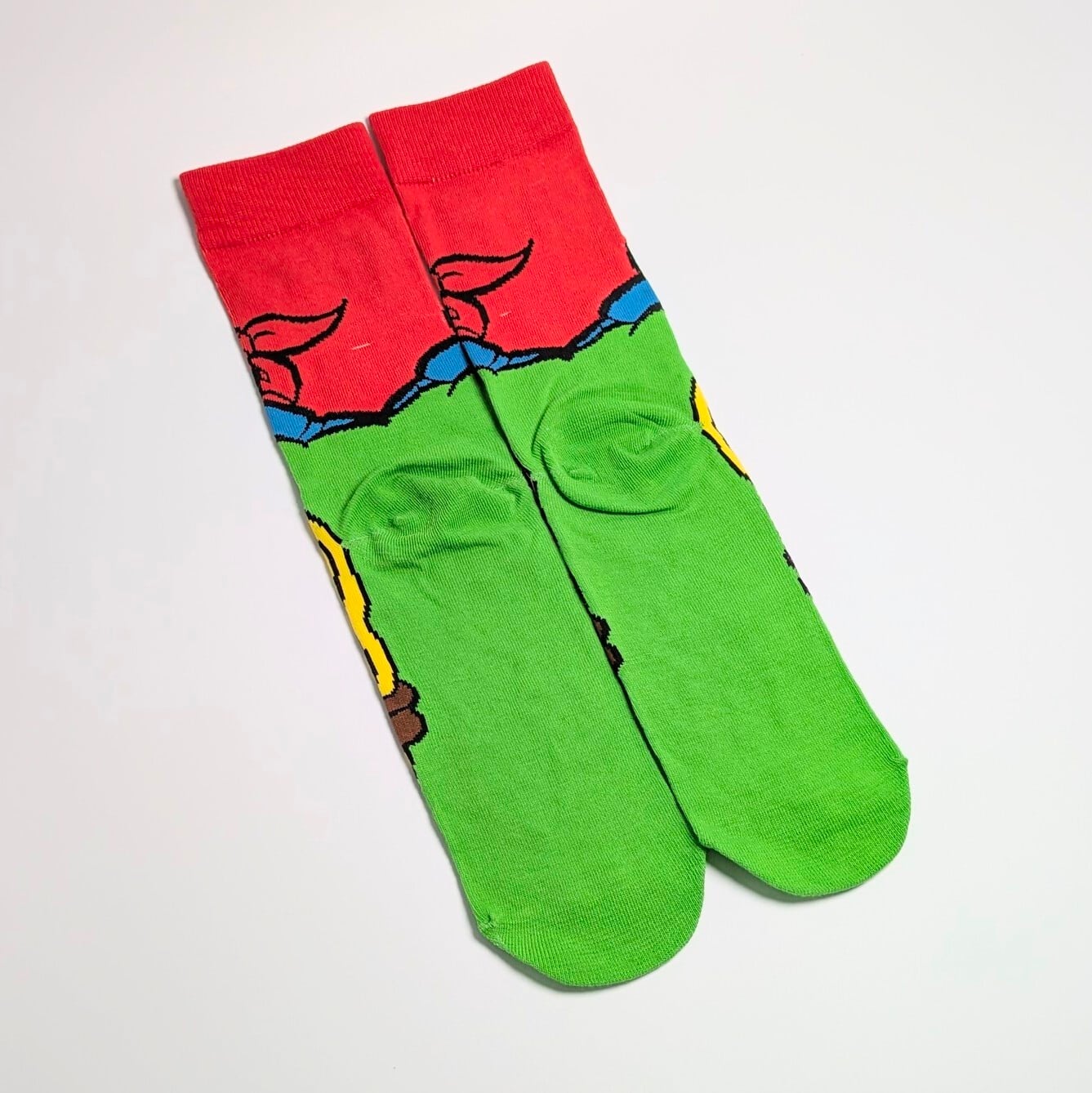 【 crew socks / クルーソックス 】『 Teenage Mutant Ninja Turtles / タートルズ / ラファエロ 』 靴下 / ソックス〚アメリカン雑貨 アメトイ〛
