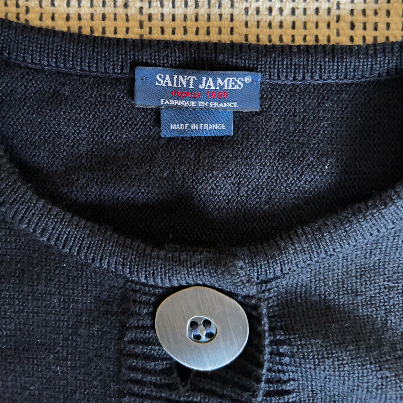 Saint James Big Button Cardigan Used 中古