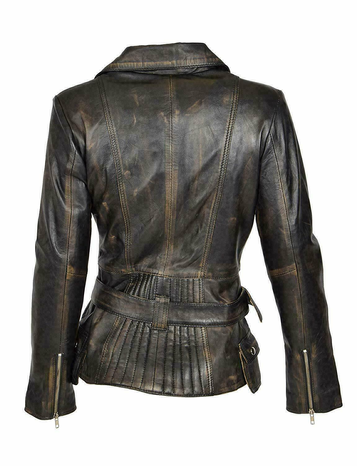 羊革ヴィンテージ加工ライダージャケットベルト付き Sheep Leather Vintage Rider Jacket | ✿ワムサル -  WAMSAL✿