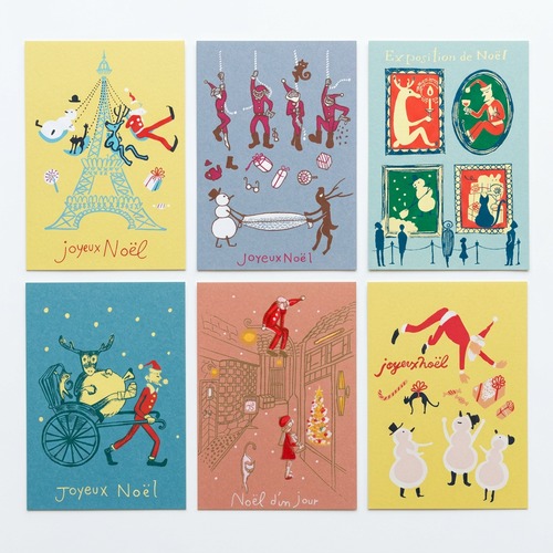 陽気なサンタ＊postcard SET