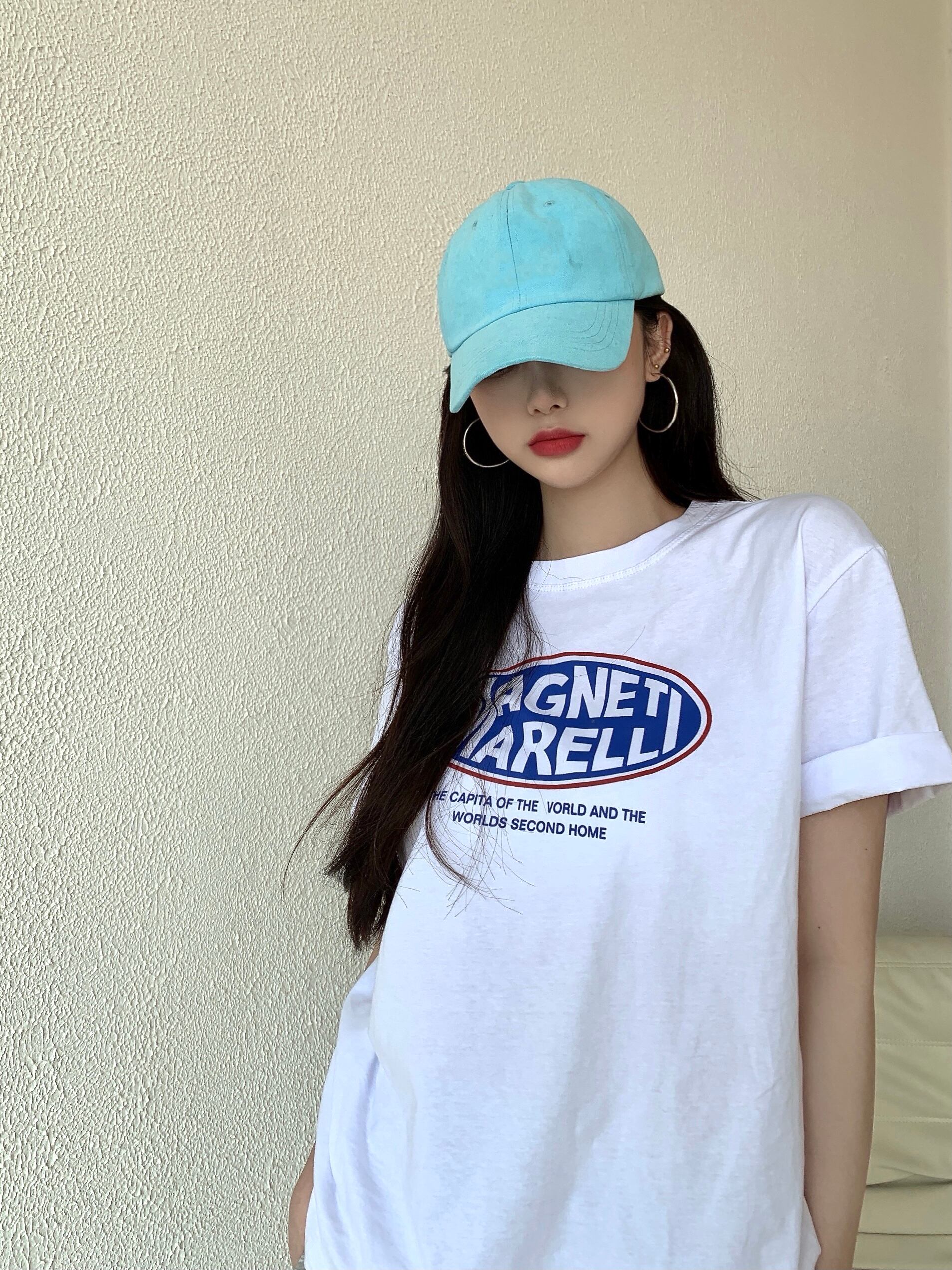 スタンダードプリントTシャツ シャツ サマースタイルカジュアルルーズ レトロ 夏物 ブラックストロベリース27277600402