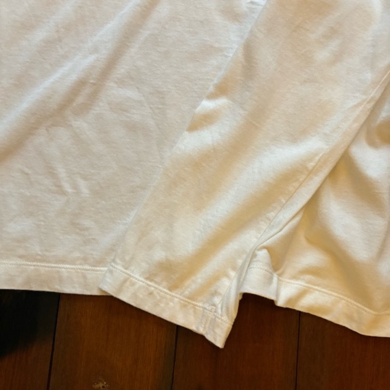 homspun 　ホームスパン　30/1天竺BIG ロングスリーブTシャツ　全4色　サラシ　ワイン　ネイビー　ブラック　コットン　綿　日本製　インナー　ホワイト