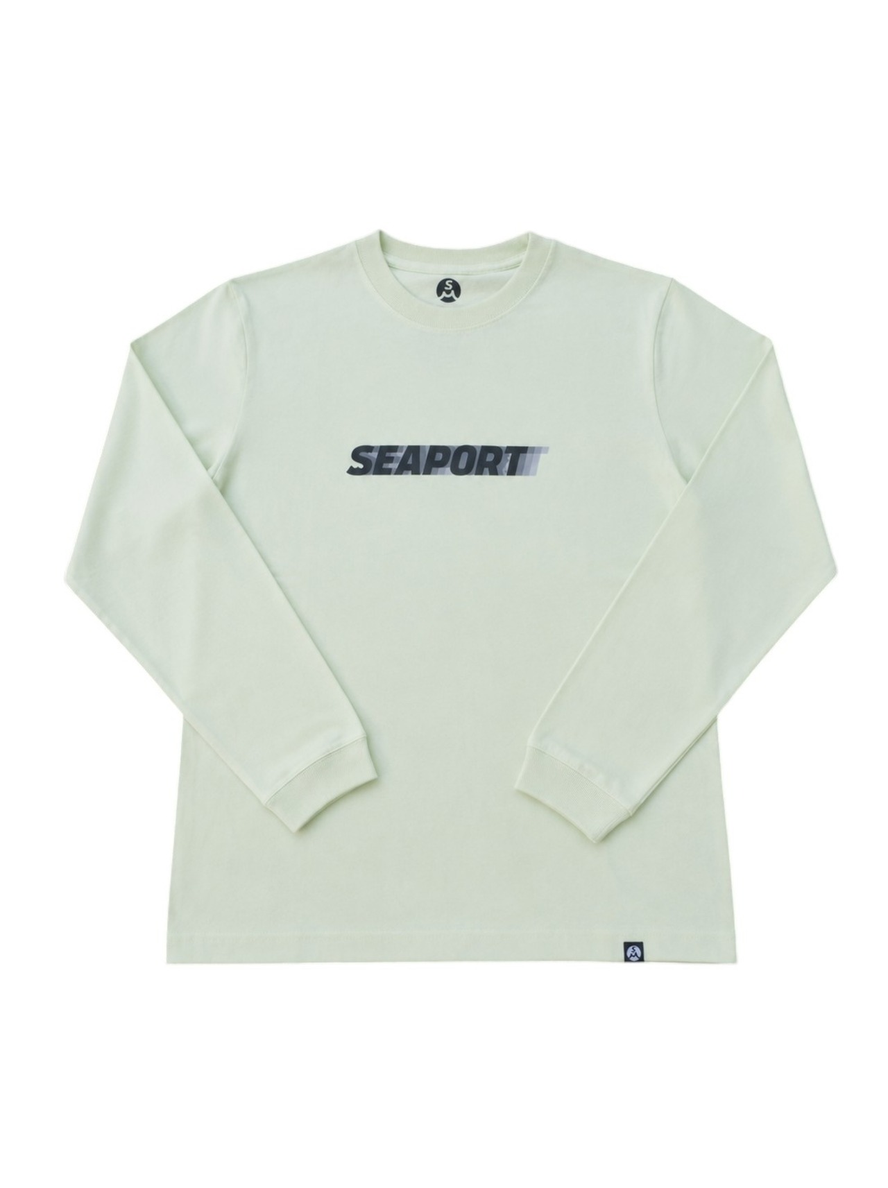【THE ESSENTIAL LOGO L/S TEE】HARBOR GLOW（Pale Lime） 画像1