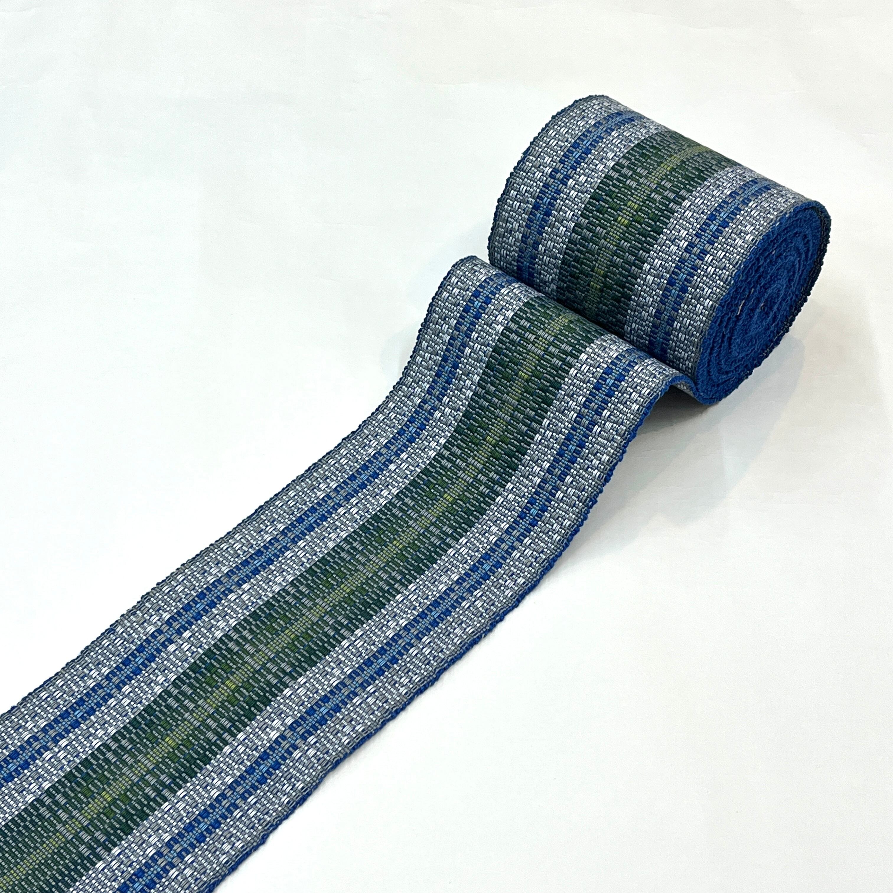 新品 首里織 手織り 夏着物 浴衣“どこかモダンに薫る縞が主役”半幅帯 6252 浴衣 織姫 ｜ 浴衣コレクション ぶるじょわずがーるず ｜ 東京