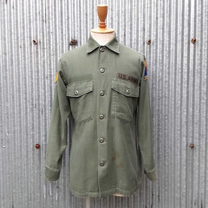 60's Vintage us army OG-107 utility shirts / 60年代 ヴィンテージ アメリカ陸軍 OG-107  ユーティリティシャツ
