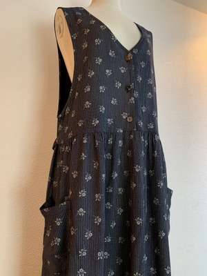 1980～90's Print No Sleeve One-Piece