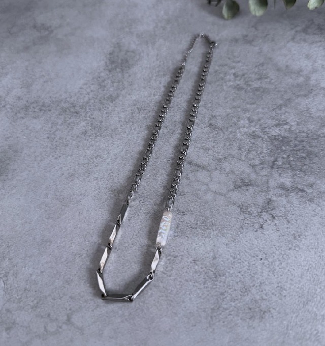 [予約販売] charmaer チャーマー　チェーンパールネックレス　226525 (3月末入荷予定)