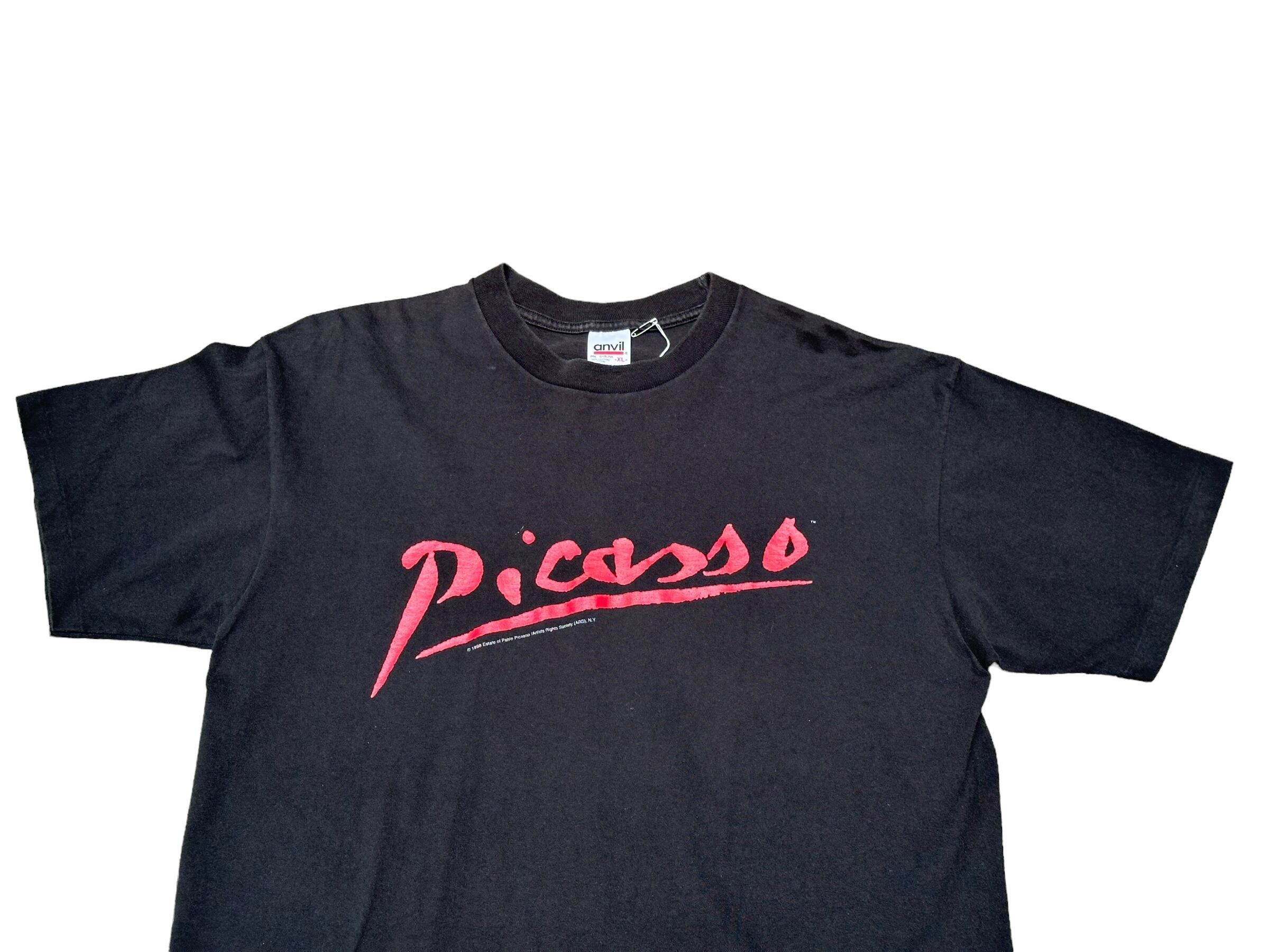 PICASSO XLサイズ】©️1998 / anvilボディ / ピカソ Tシャツ / MADE IN 