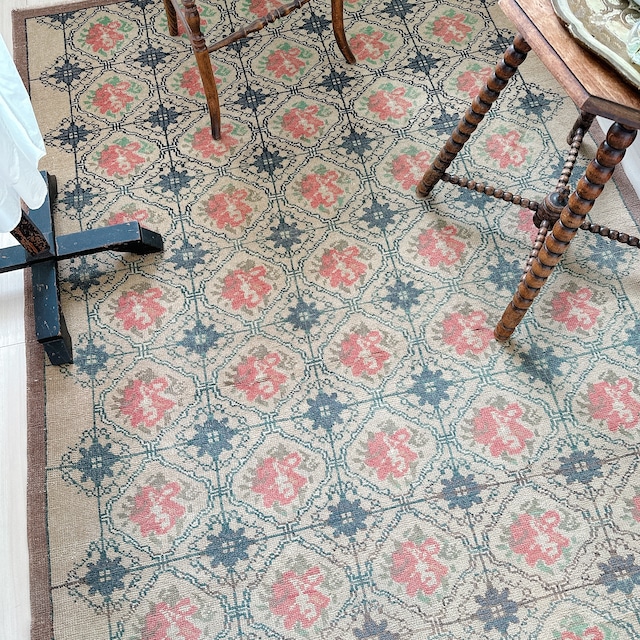 トルコ ヴィンテージラグ TR003 | イスパルタ | 147cm × 243cm