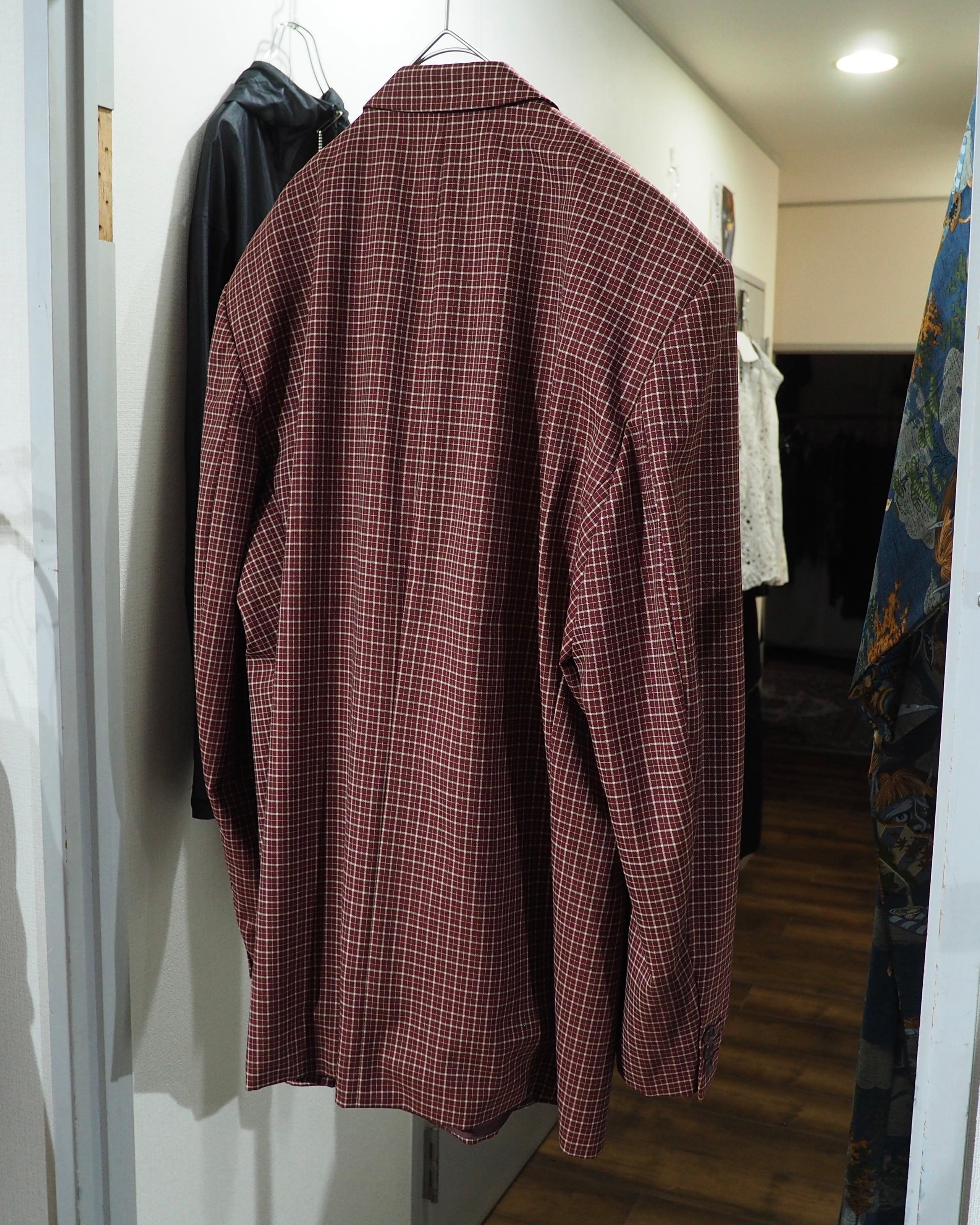 ” BAUMLER ” Plaid Check Pattern Vintage Double Breasted Tailored jacket