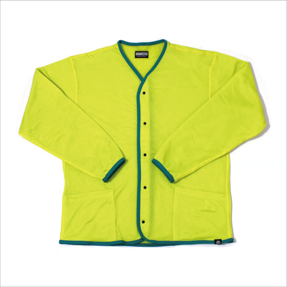 UNWASTED(アンウェイステッド)Path Cardigan -Yellow オクタカーディガン アクティブインサレーション