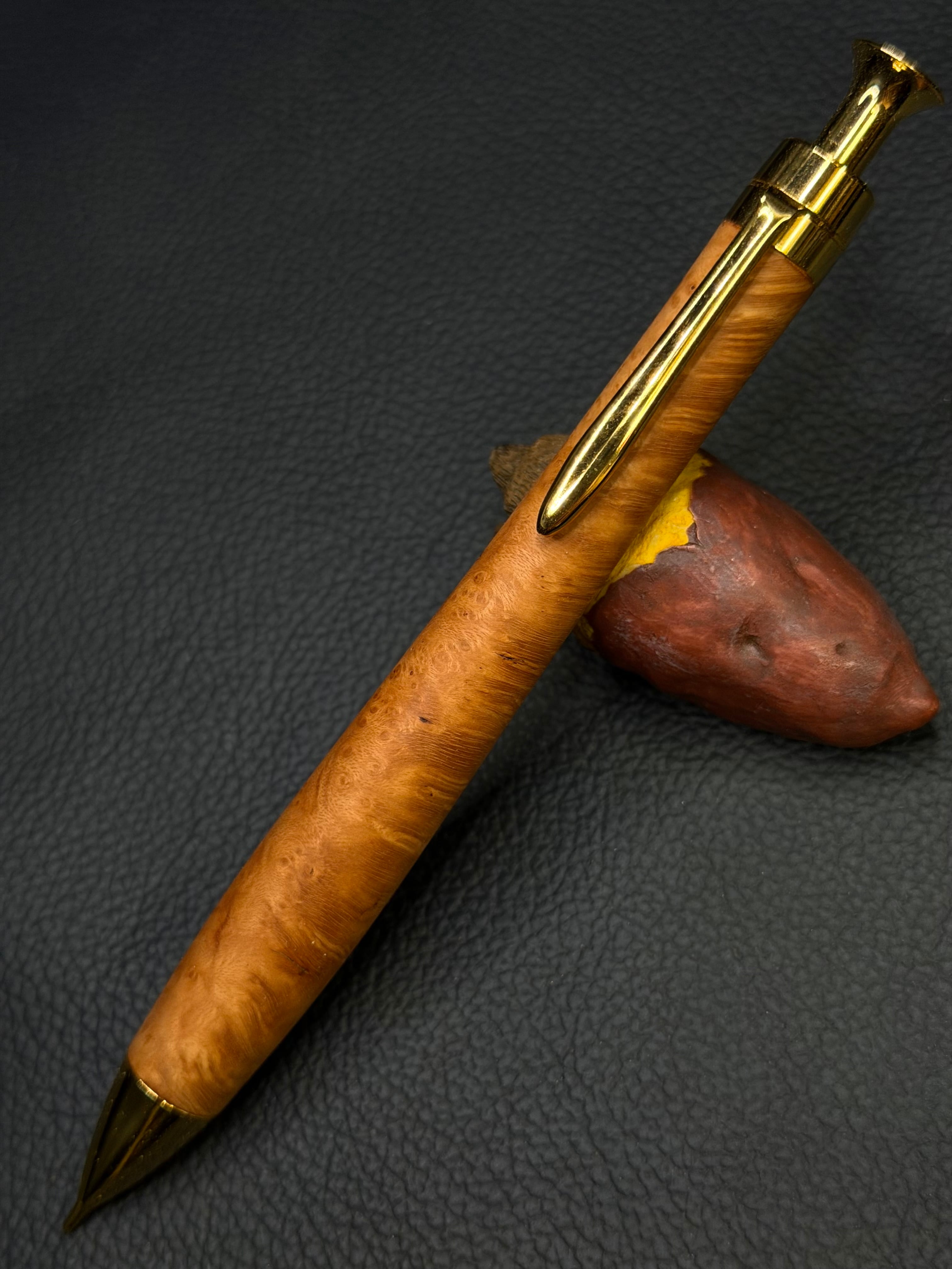 4 マーブルウッド マイクロバール 極上杢 彫金金具 50本限定シャープ