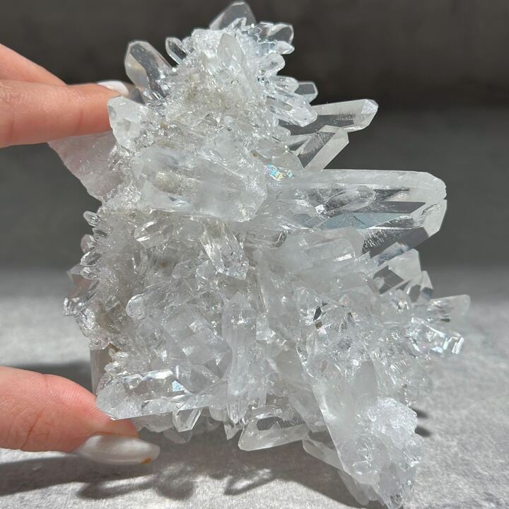 スペシャルクォリティ◎ゼッカ産水晶クリアクォーツ クラスター40