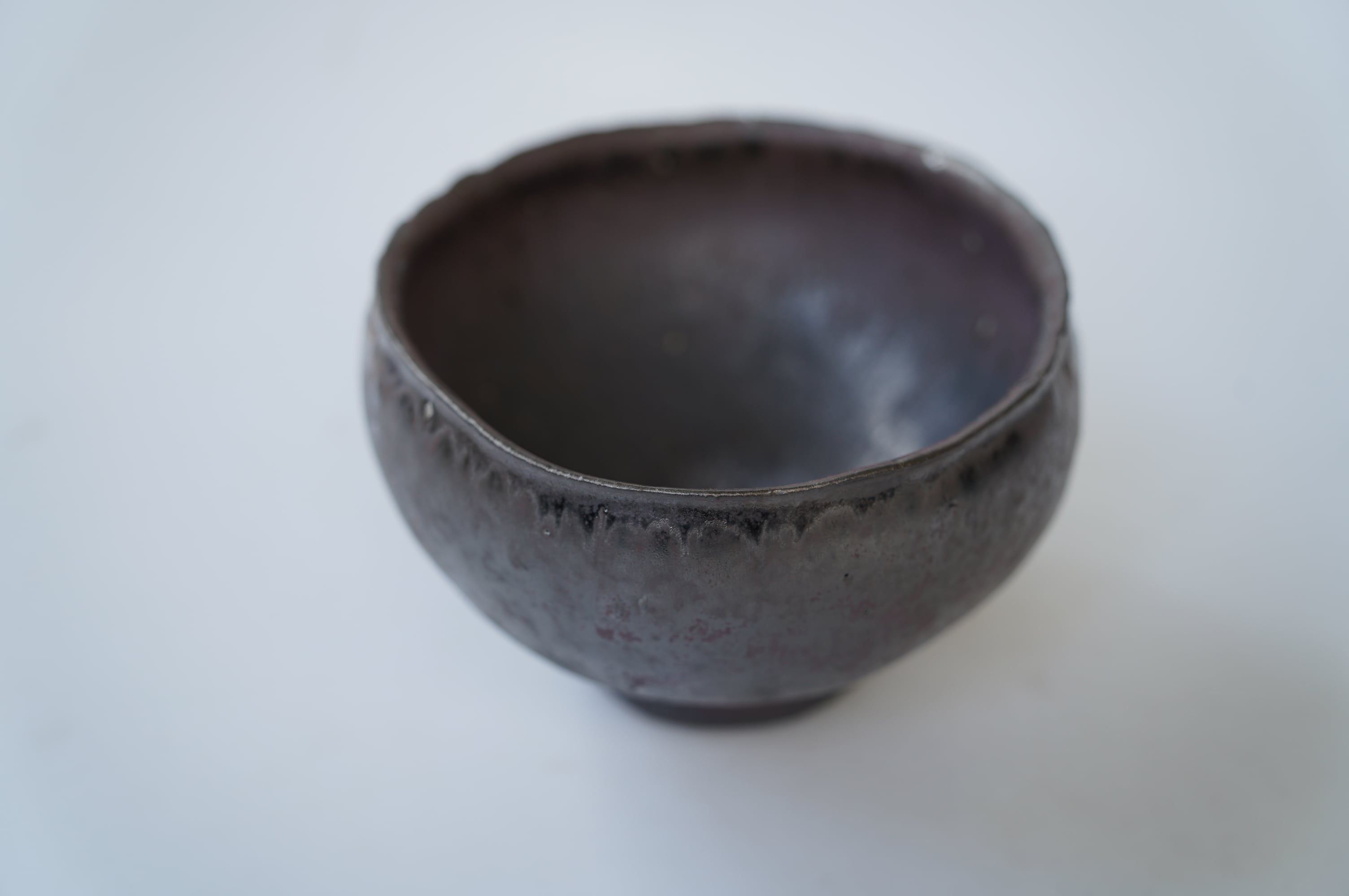 作家陶器 プランター 植木鉢 山下寛兼 花器 58 炭化鉄釉植木鉢 山下寛兼 2 | proto器とタカラモノ