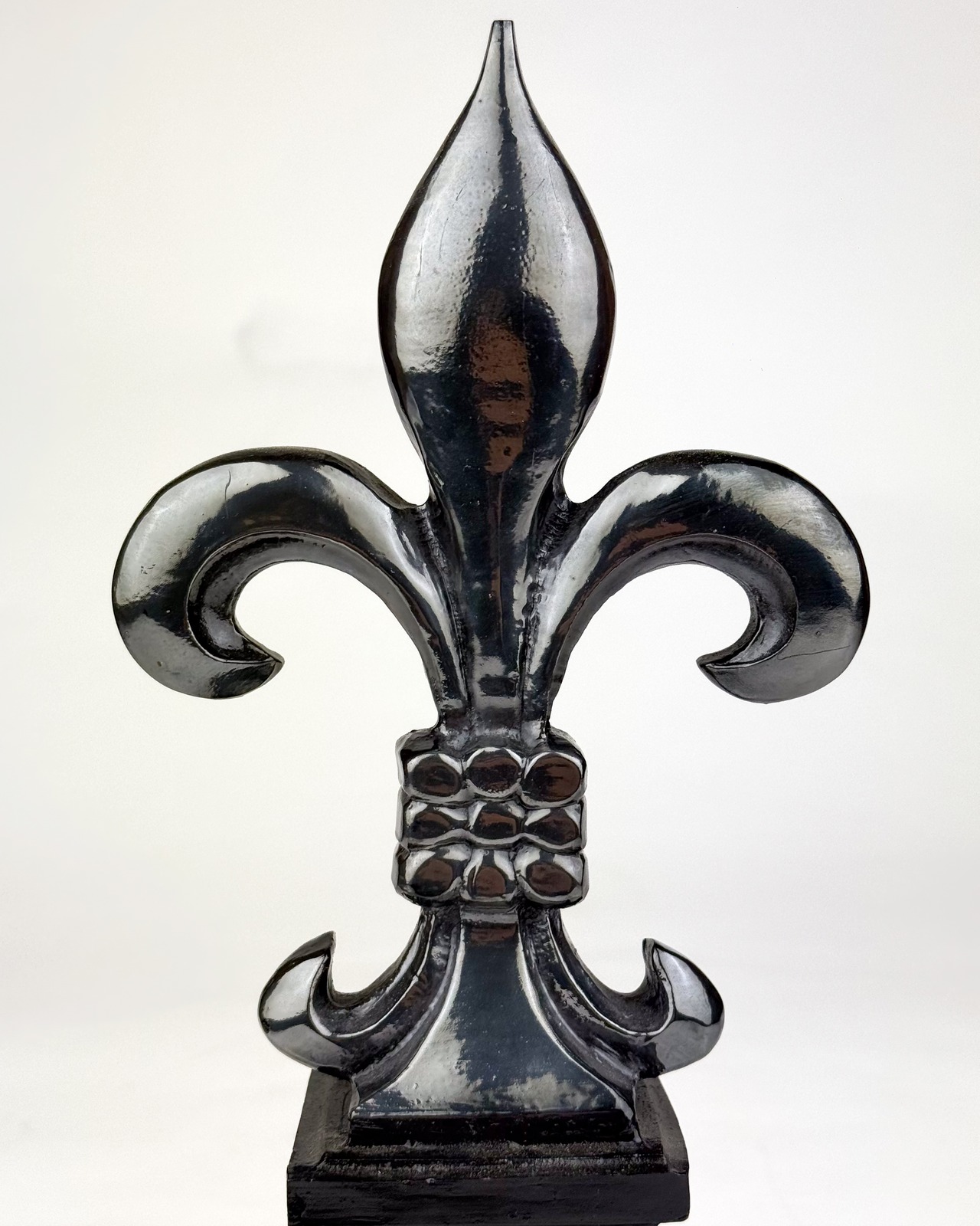 ヴィンテージ雑貨 フルール・ド・リス（百合紋章）オブジェ ゴールド／シルバー