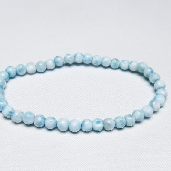 ラリマー ブレスレット 5mm 一点物 メール便可 [M便 1/10] 111-47892