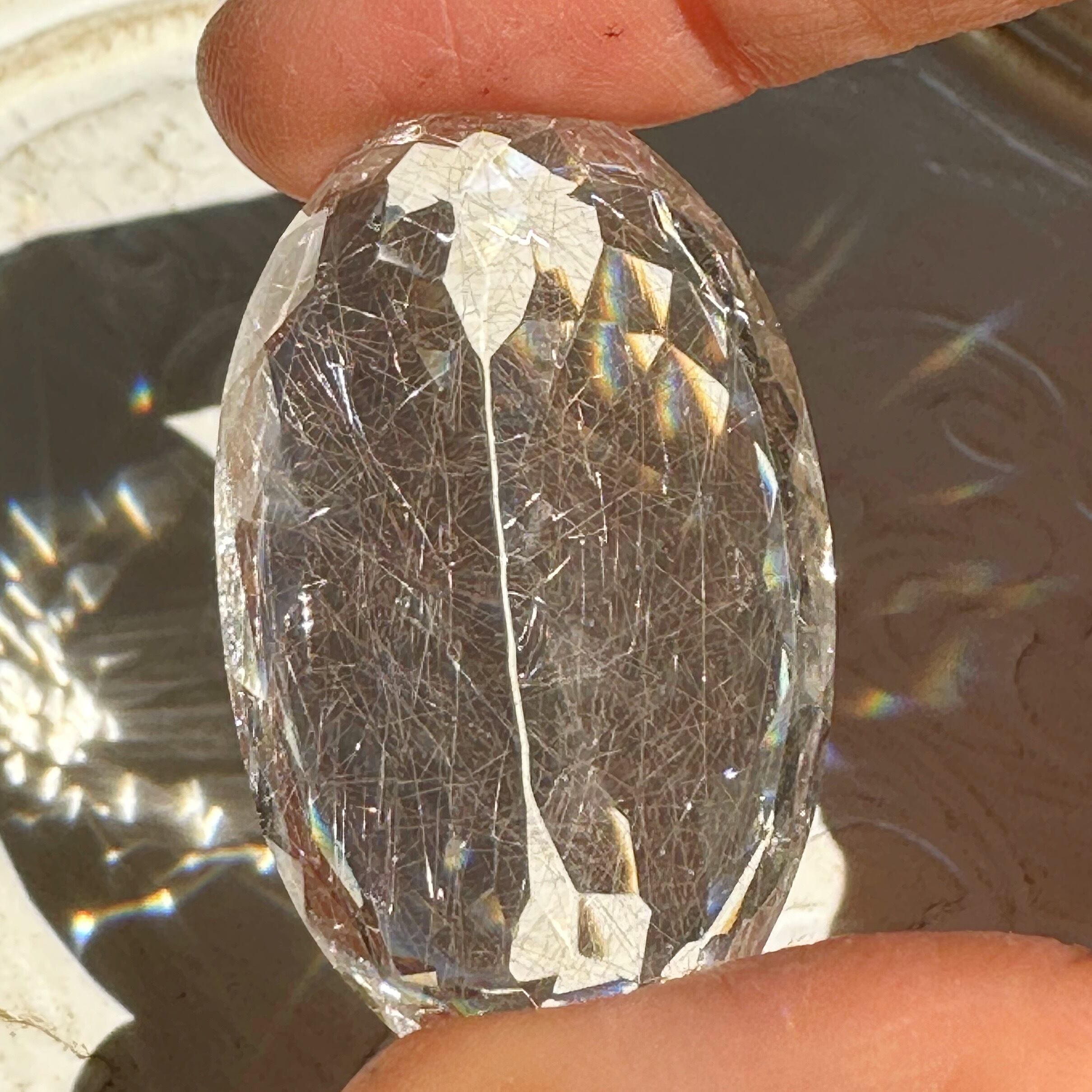 【パキスタン産】シルバールチルスモーキークォーツ パキスタン産】シルバールチルスモーキークォーツ