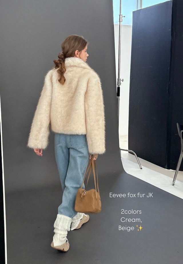 (予約) forest / Eevee fur jacket coat 2color