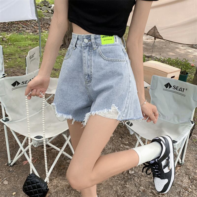 Aラインショーツ サマー薄手ハイウェストウェストワイドレッグパンツ 夏物 ブルマー ワイドパンツ 1号婦人3873114595