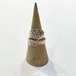 Vitage R.J.GRAZIANO 925 Silver Hammered Wrap Ring