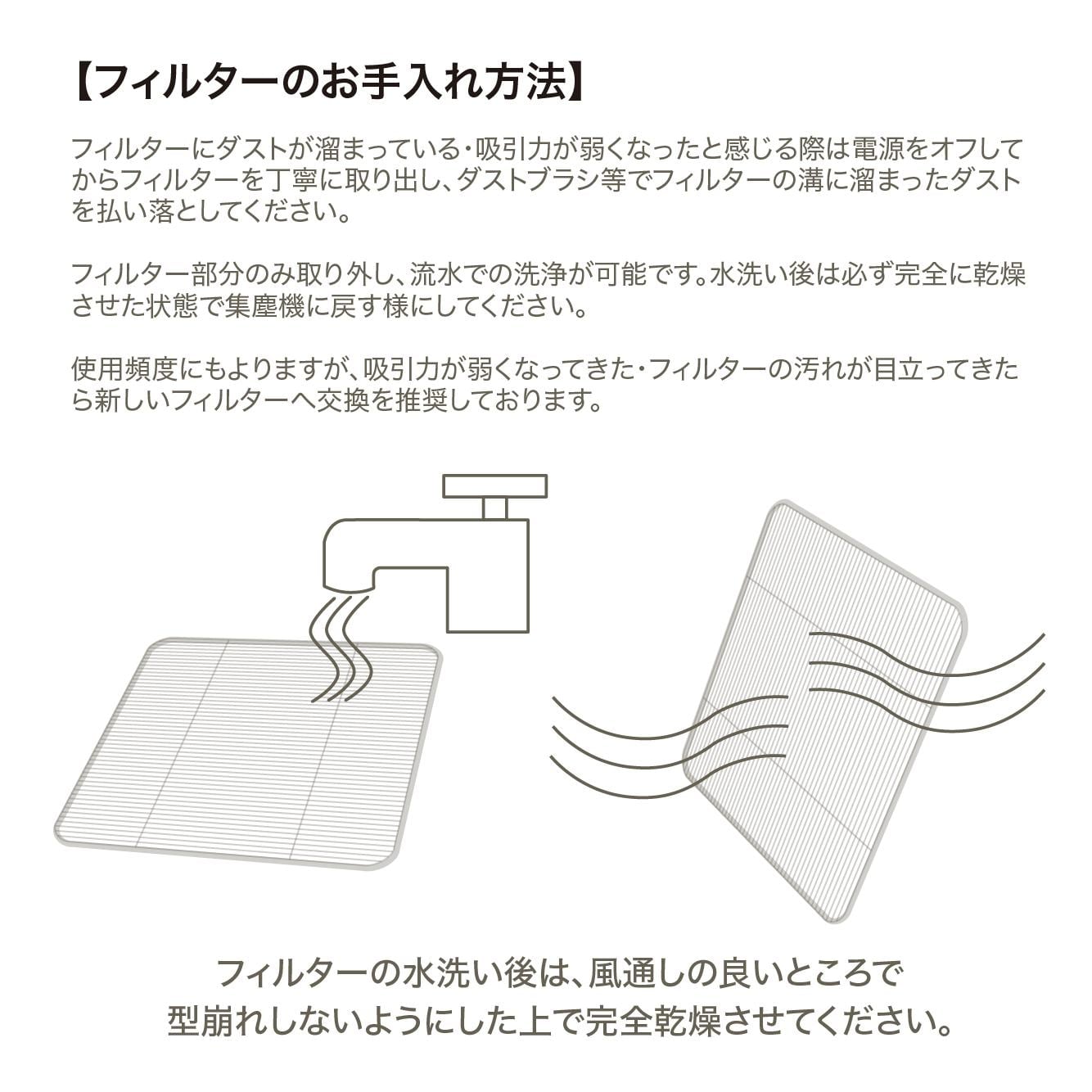 TOY's：コードレスハイパワーダストコレクター用フィルター (T-CLHDC-F