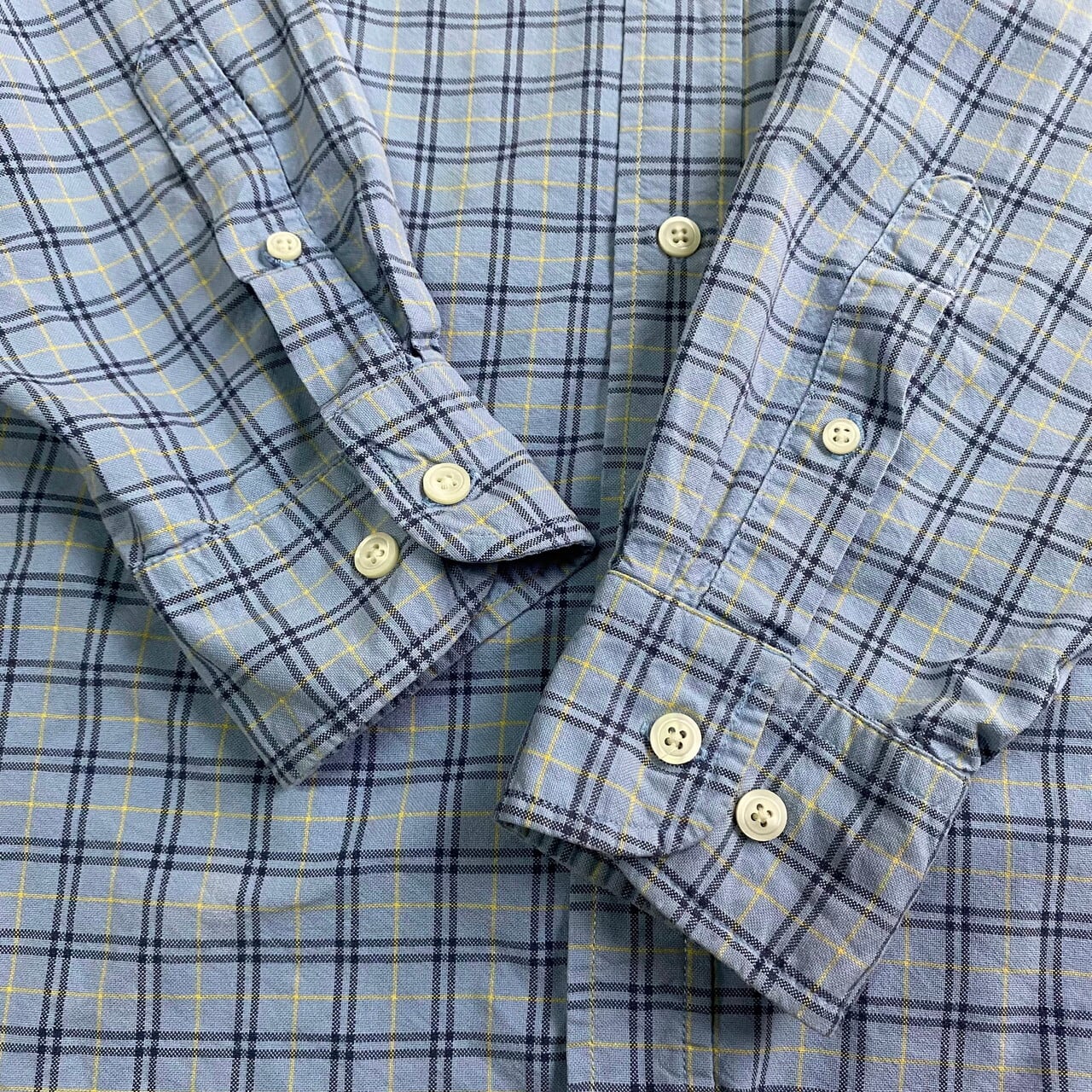 90年代 OLD GAP オールドギャップ チェック柄 長袖ボタンダウンシャツ