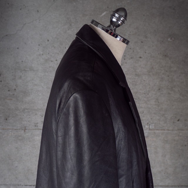 "Adler AUTHENTIC" used Leather lapel Jacket