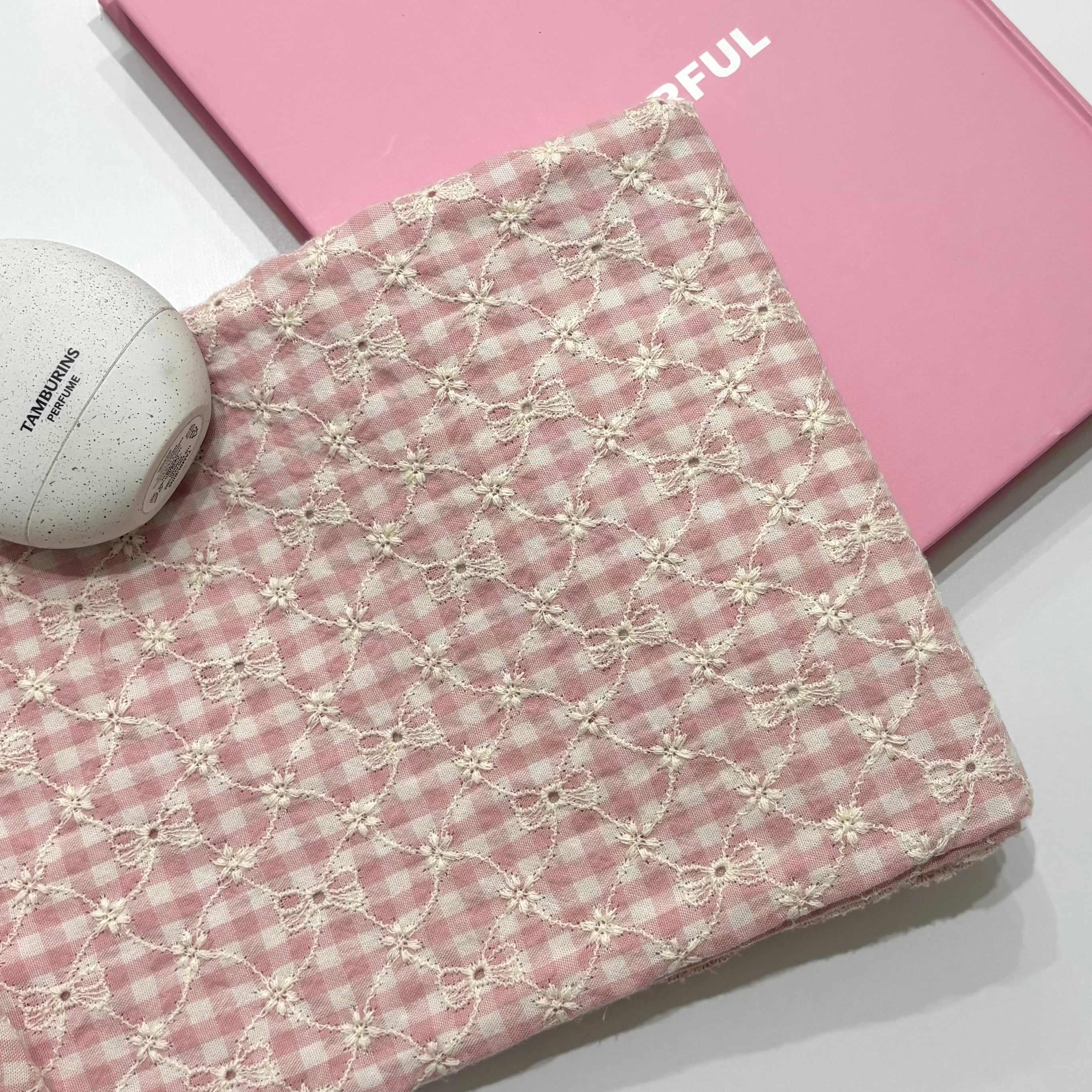 【生地】ribon check /カット済み