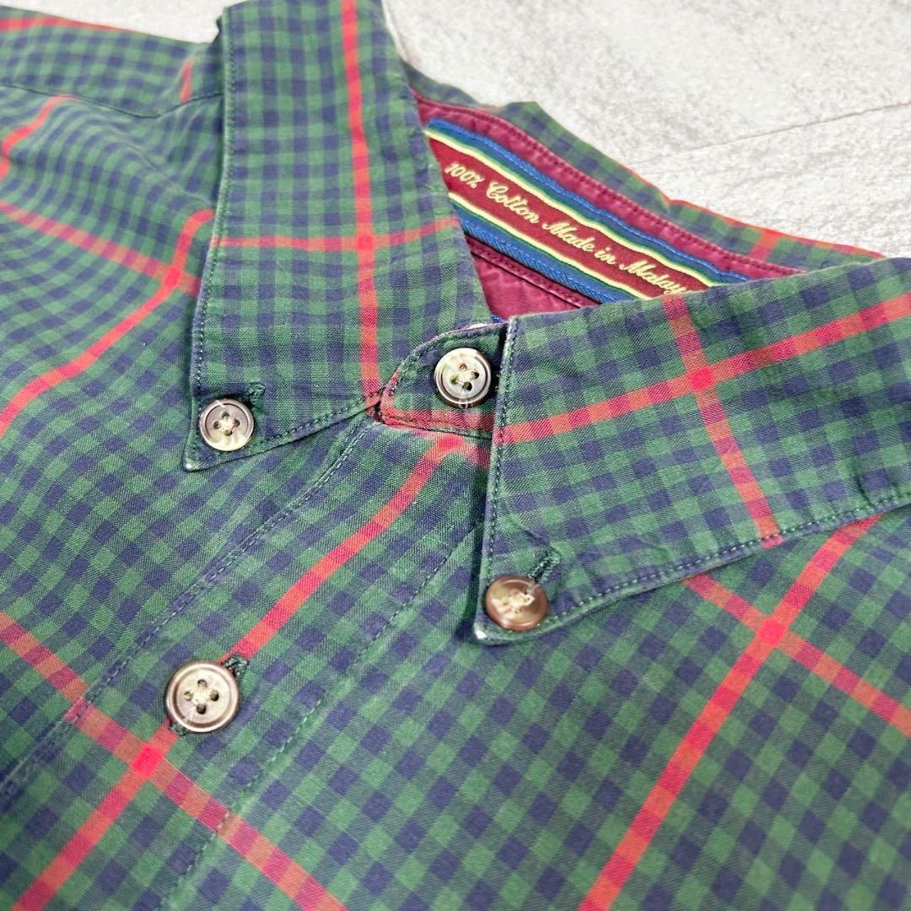 【超希少】トミーヒルフィガー チェックシャツ 80s 最初期 フラッグタグ 薄手