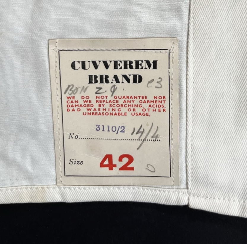 CC41 ワークコート White Work Coat 1940s 50s | stock 751