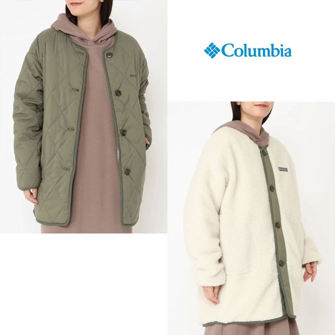 Columbia/w swingpark rv jacket/ボア×キルティング-
