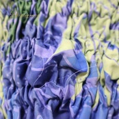 フラダンス 衣装 パウスカート パープル系 フラ ダンス レッスン シングル アロハ 花柄 ハワイアン 練習 華やか 紫 白 緑 ハワイアンプリント スカート ふんわり ホワイト系 グリーン系