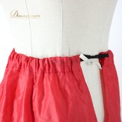 社交ダンス 衣装 スタンダード スカート パニエ ペチコート Marcus&Karen Hilton Chacott マーカスカレンヒルトン チャコット 赤 レッド系 無地 派手 フリル 社交ダンス 通販 コスチューム 踊り用スカート ドレスアップ パーティー用 衣裳 レディース おしゃれ かわいい ステージ衣装 発表会使用 プレゼントに最適 プロ用 スポーツウエア ストレッチ素材 フリルスカート 84cm丈 ウエスト29cm~ 調整可能