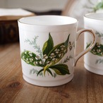 Hammersley Lily of the Valley｜ハマースレイ すずらん マグカップ２客セット プランターカバーにも thumbnail 4
