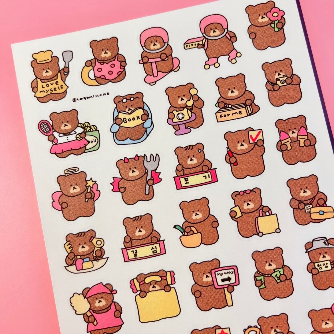 Lagomi Home 〔sticker ー30days 02ー〕