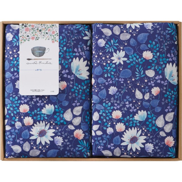 ★アンナ・エミリア 洗える羽毛肌掛けふとん2枚セット