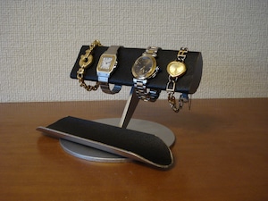 時計スタンド　腕時計スタンド　腕時計を飾る　ブラック4本掛け半円腕時計スタンド　120312