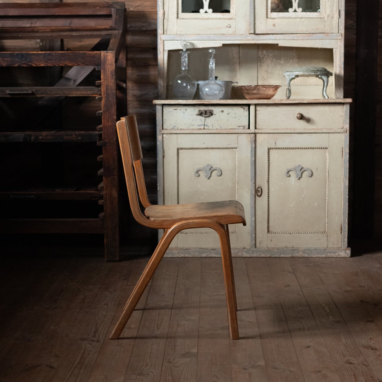 Stacking School Chair / スタッキングスクールチェア 【B