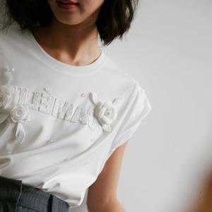 ローズデザインTシャツ 21699