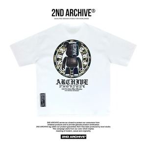 2ND004 2NDARCHIVE Tシャツ 韓国ファッション オーバーサイズ ユニセックス