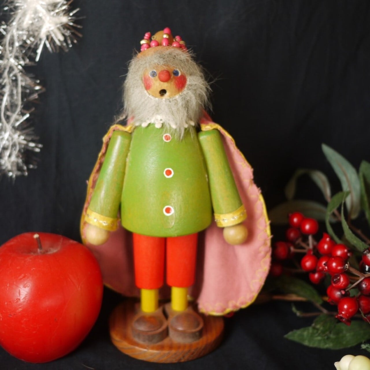 赤いマントの王様 スモーカー 煙出し人形 パイプ人形