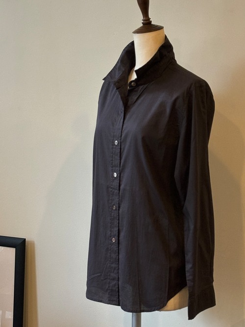dark brown cotton shirt