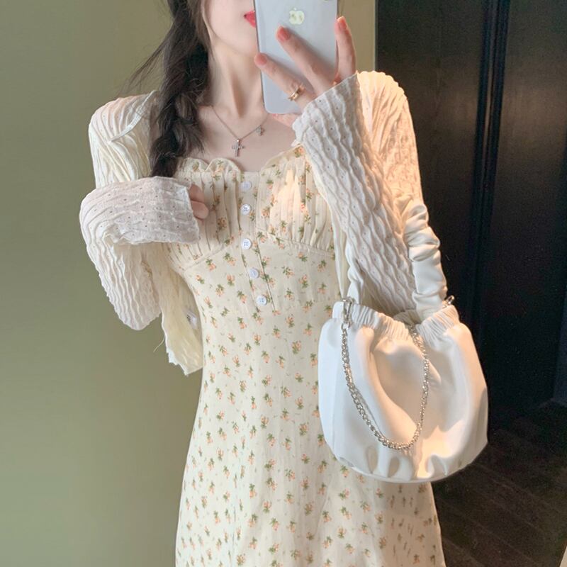 サマーレッドスタイルドレス 大人ガーリー スウィート キュート カジュアル 夏物 スーパーモール85878539011