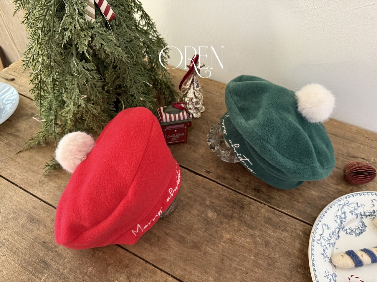 Oren X-mas［取寄］eve pompom beret